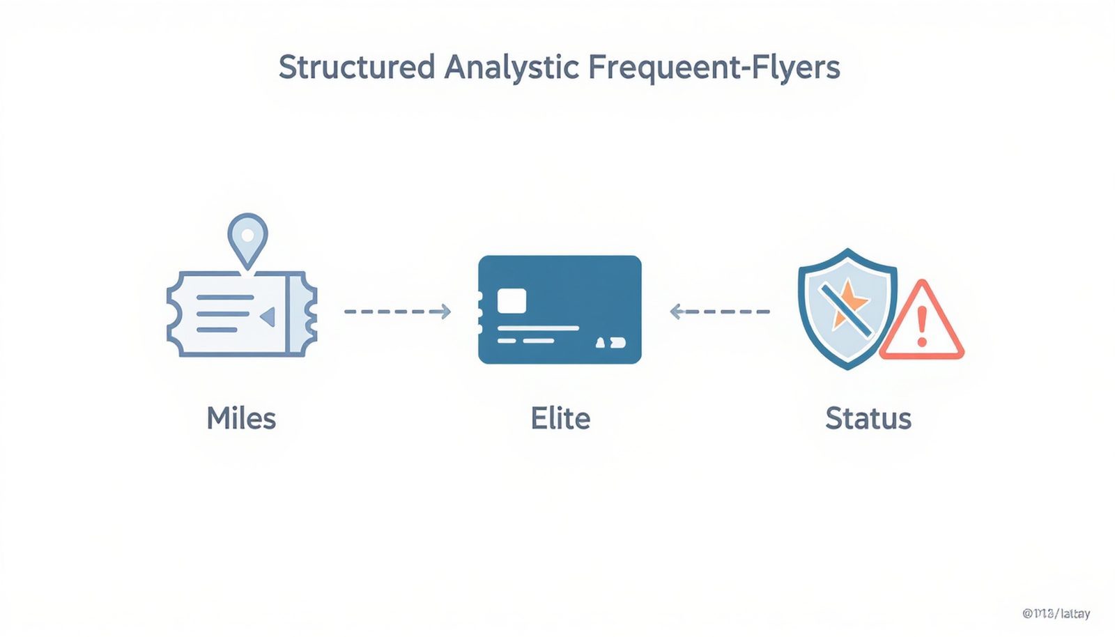 Conceptual graphic showing a frequent-flyer account linked to potential penalties like mile confiscation and account closure