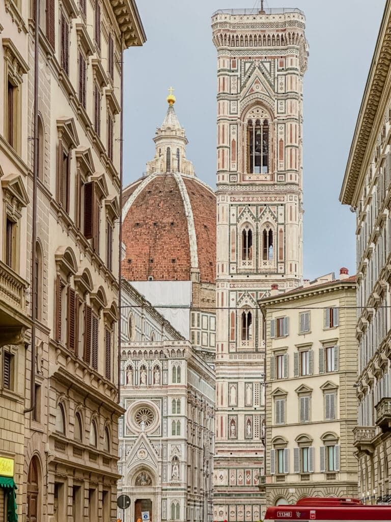 Cityscape view while planning travel savings and budget