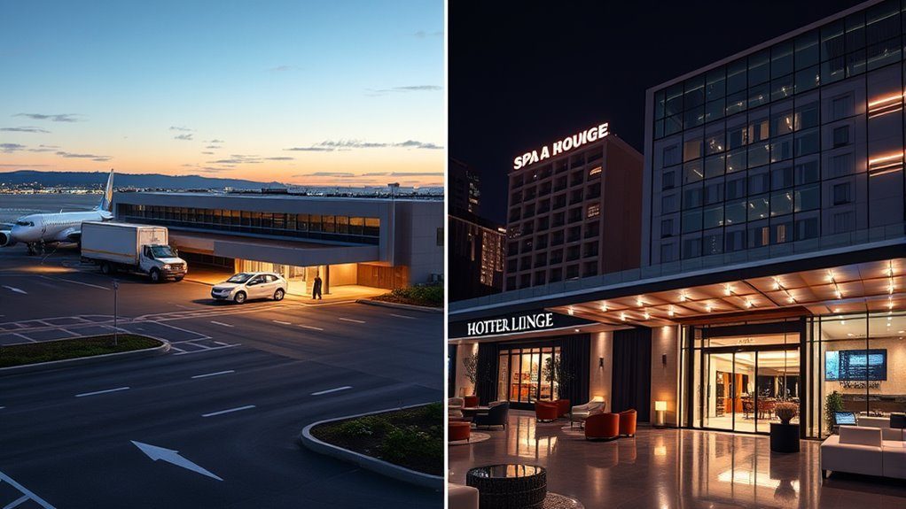 airport vs downtown amenities