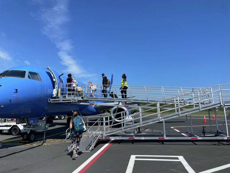 Regional airport used by budget carriers with low fees