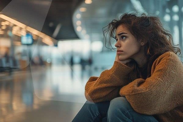 Infographic showing the financial impact of flight delays on passengers and airlines