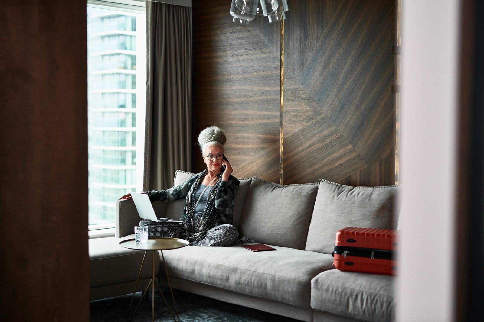 Traveler reading the fine print on a third-party booking confirmation