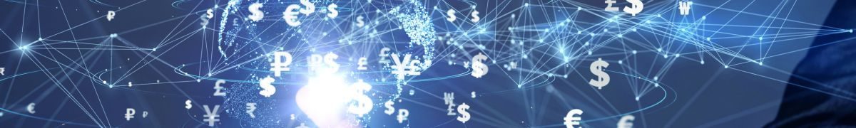 Traveler using an ATM abroad and reviewing currency conversion options