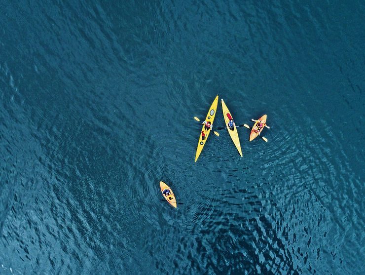 Guests relaxing at an all-inclusive resort pool area