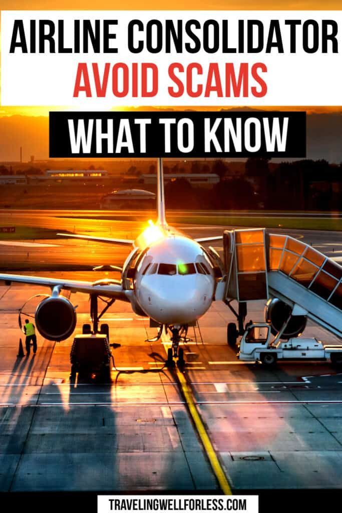 How to Use Airline Ticket Consolidators Safely