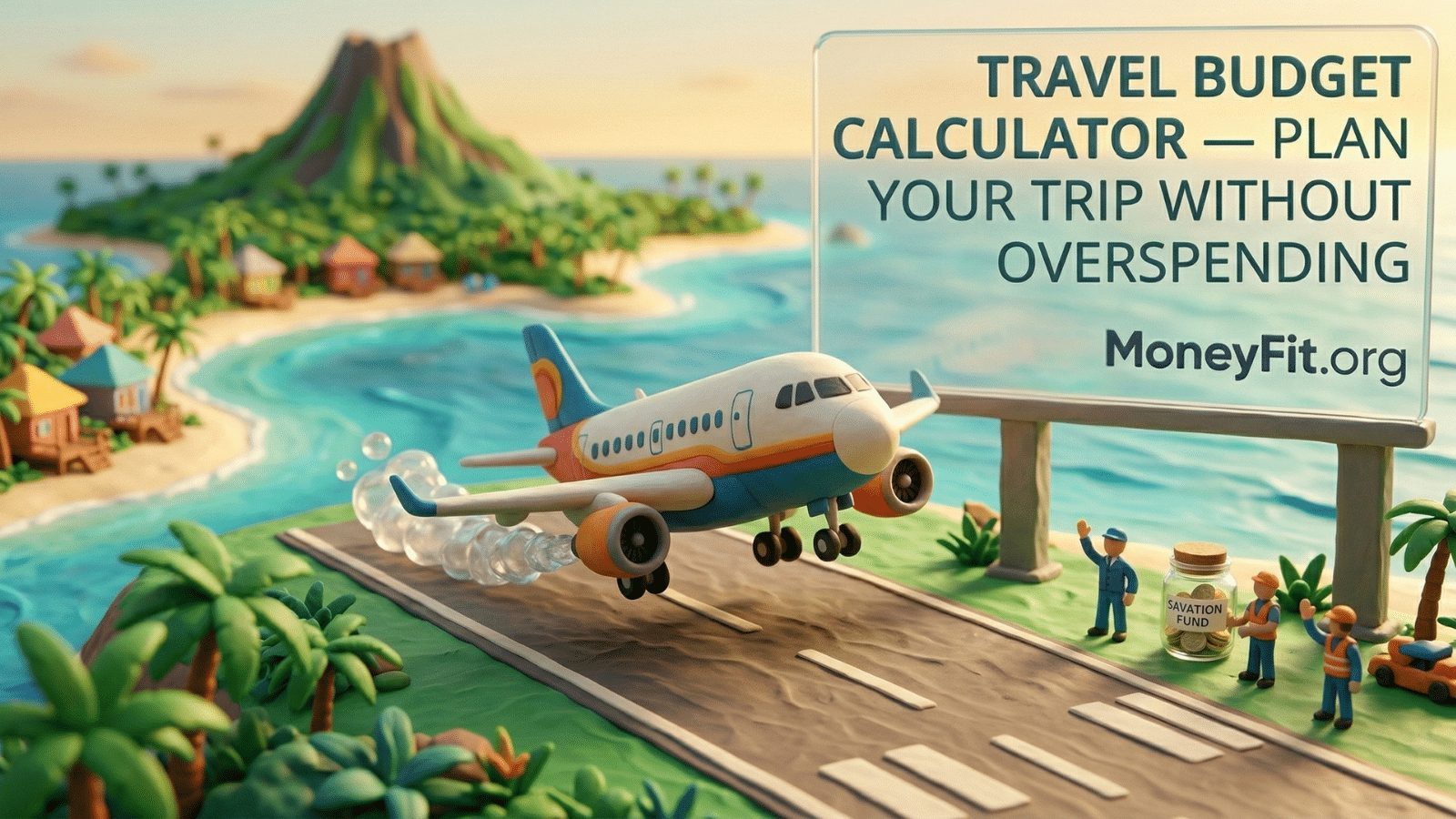Vacation budget calculator for planning travel savings
