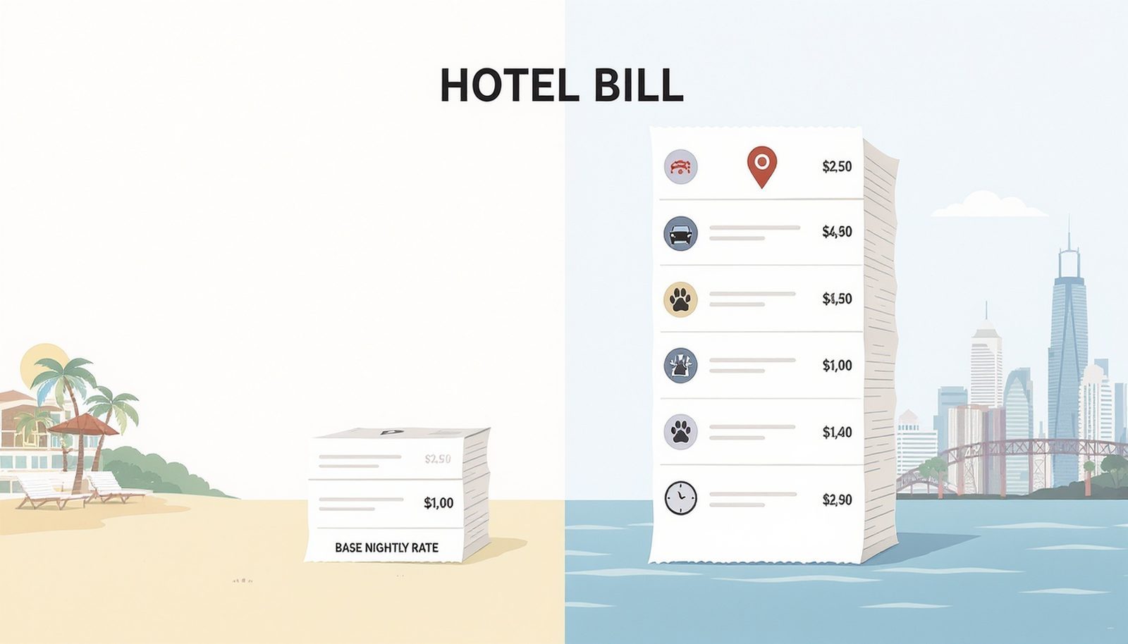 Hidden Hotel Resort Fees That Quietly Double Nightly Rates